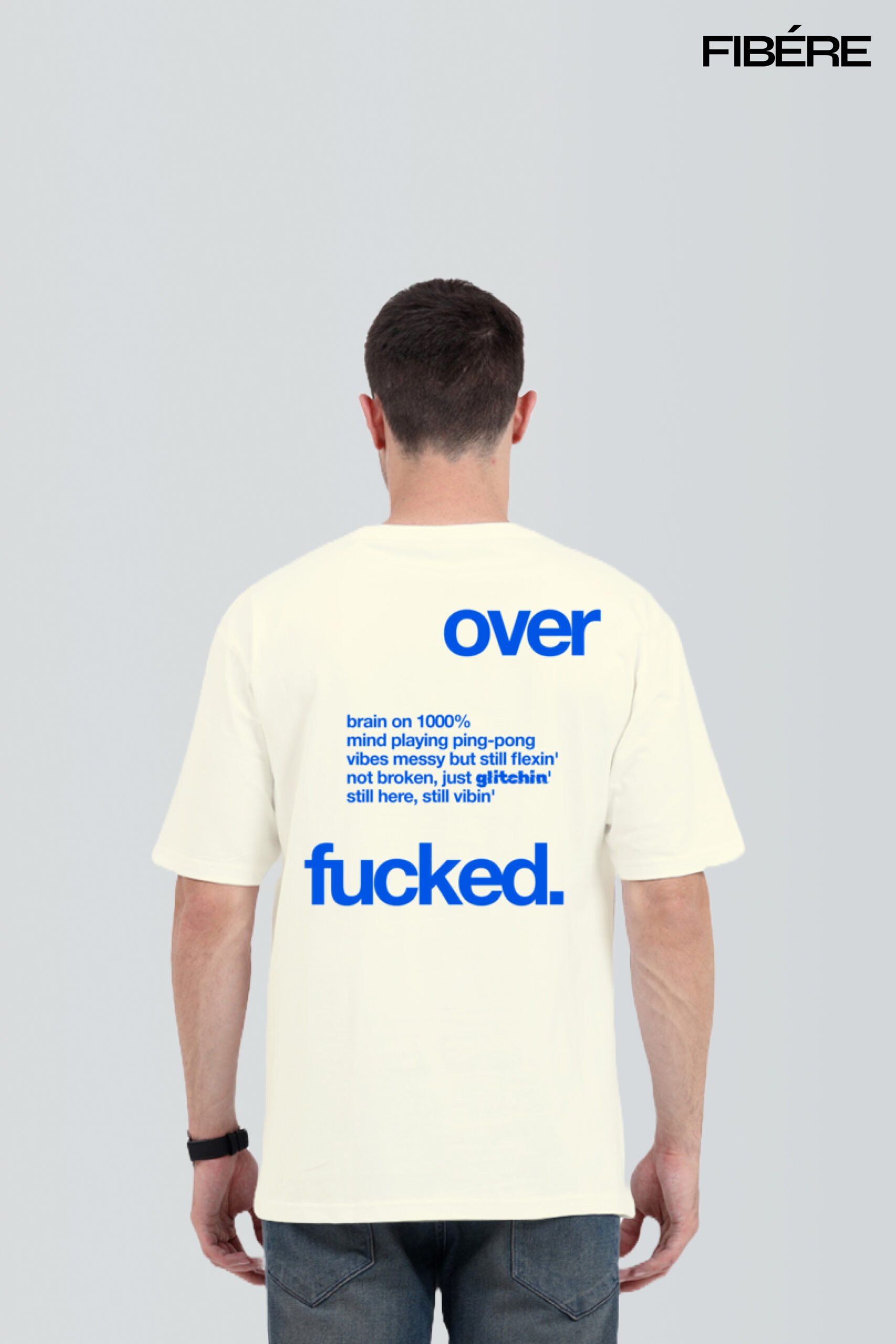 OVERFUCKED Oversized Cotton T-Shirt-1